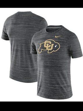 3XL Men’s Nike Colorado Buffaloes Velocity Performance T-Shirt Black Dri-FIT CU